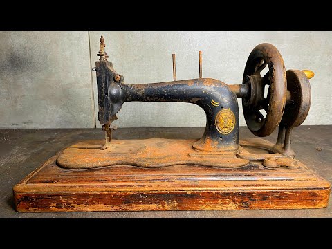 Видео: 1882 Реставрация швейной машины SINGER
