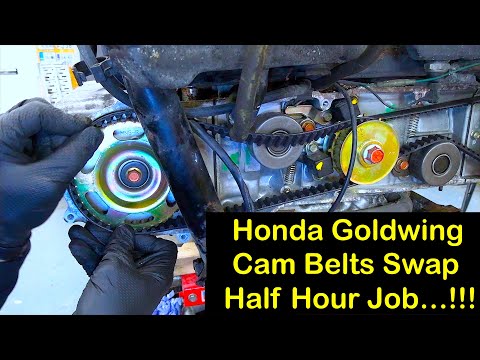 Видео: Заброшенный проект Goldwing, день 13: замена ремней распредвала на 33-летнем автомобиле!