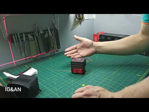 Видео: Лазерный уровень CUBE MINI.  Бюджетный уровень. Не дорогой нивелир