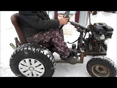 Видео: ТРАКТОР САМОДЕЛЬНЫЙ для уборки картофеля и снега. КРУТАЯ ШТУКА!!!