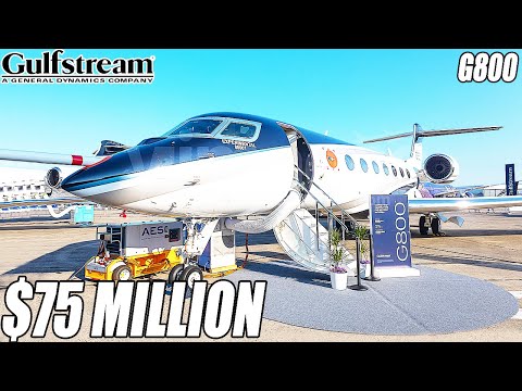 Видео: Внутри Gulfstream G800 стоимостью 75 миллионов долларов