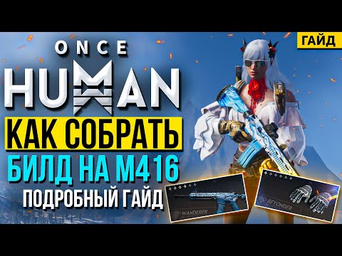 Видео: Как собрать билд на M416 в ONCE HUMAN - самый подробный гайд!