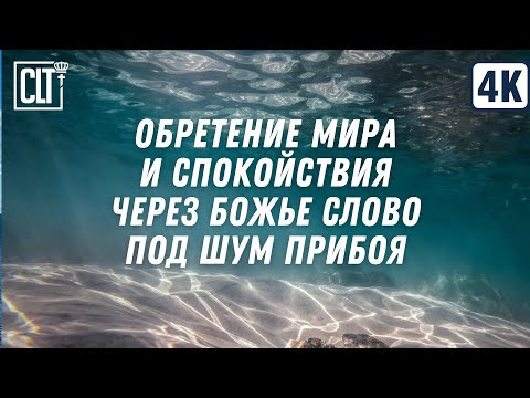 Видео: Не можешь уснуть? Слушай Божье Слово перед сном под шум прибоя | ДУШЕВНЫЙ ПОКОЙ И ЛЮБОВЬ | Relaxing