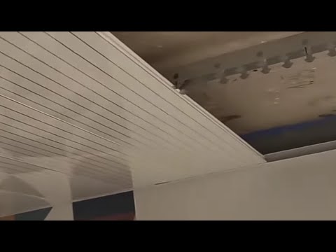 Видео: Реечный потолк. Монтаж.