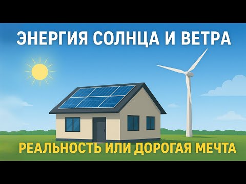 Видео: Солнечные батареи и ветрогенераторы: как работает автономный дом? I Энергия солнца и ветра