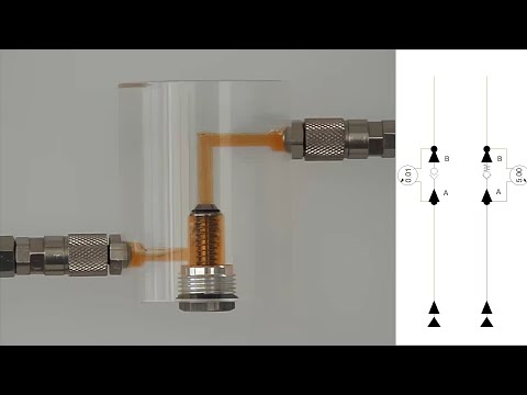 Видео: Обратный клапан (check valve).