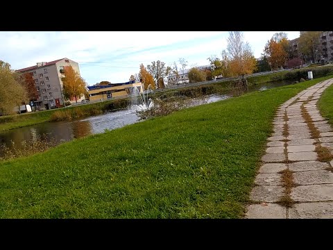 Видео: На электровелосипеде по Айзкраукле часть 1