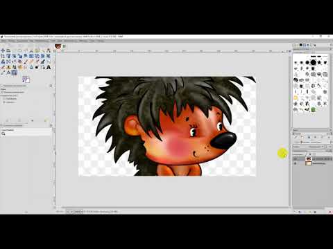 Видео: Работа с изображением в GIMP