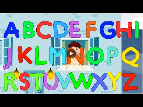 Видео: 🌈 Песенка про алфавит для детей | Изучаем алфавит под весёлую музыку!