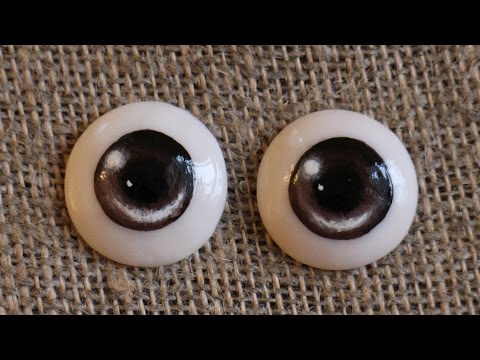 Видео: Роспись и лепка глаз из полимерной глины