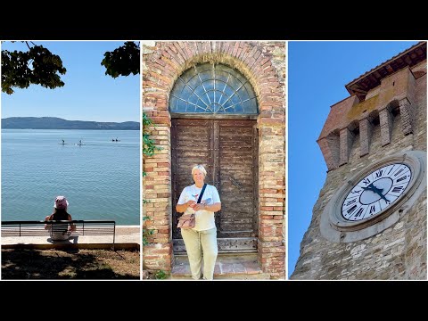 Видео: ОТДЫХ В ИТАЛИИ НА БЕРЕГУ ОЗЕРА. ПРОГУЛКА по Passignano sul Trasimeno и San Feliciano