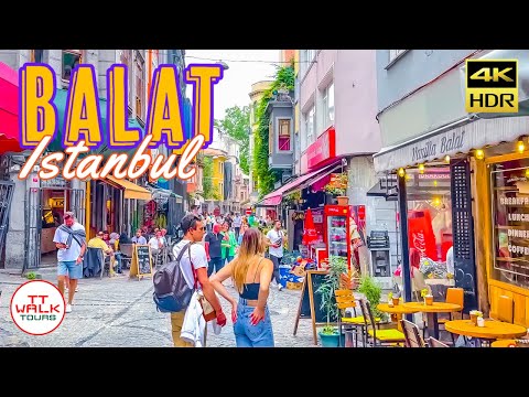 Видео: Пешеходная экскурсия по Стамбулу, район Балат | Лето 2023 | 4К HDR
