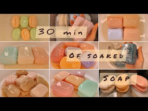 Видео: ASMR / Compilation Soaked Soap | АСМР /  Подборка / Размокшее Мыло #asmr #asmrsoap