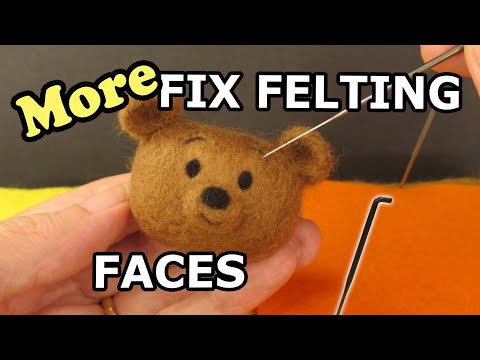 Видео: 5 советов по валянию иглой: глаза, рот и детали лица для начинающих