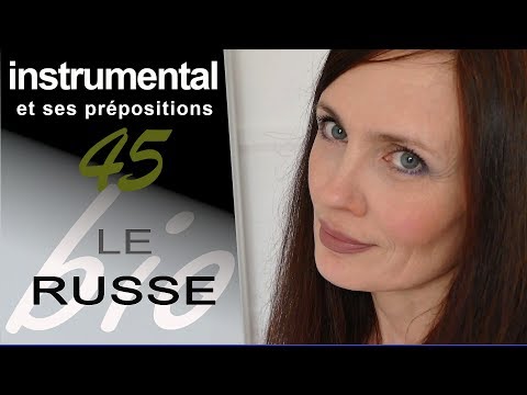 Видео: Instrumental et ses prépositions. Творительный падеж и его предлоги.