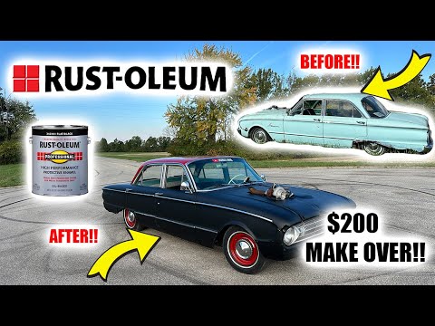 Видео: Дешевая покраска металлических чешуек RUSTOLEUM (200 долларов)