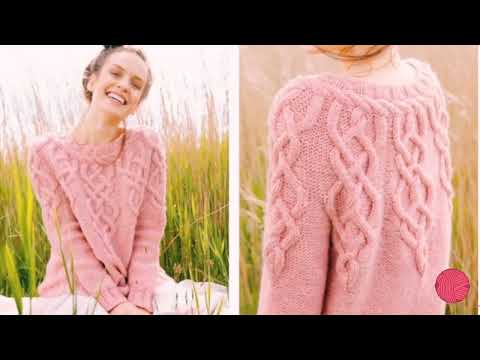 Видео: 📌Модели и схемы 👌 вязаные спицами,, Круглая кокетка "💃🧶