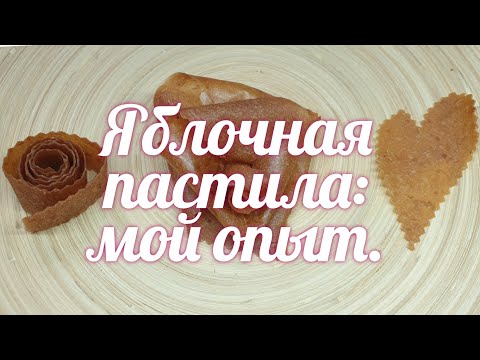 Видео: ЯБЛОЧНАЯ ПАСТИЛА 🧡 МОЙ ОПЫТ 😋