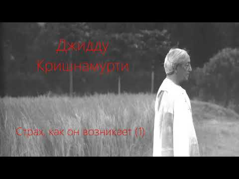 Видео: Джидду Кришнамурти Страх, как он возникает (1)
