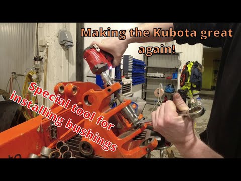 Видео: Установка новых втулок и пальцев на мой мини-экскаватор