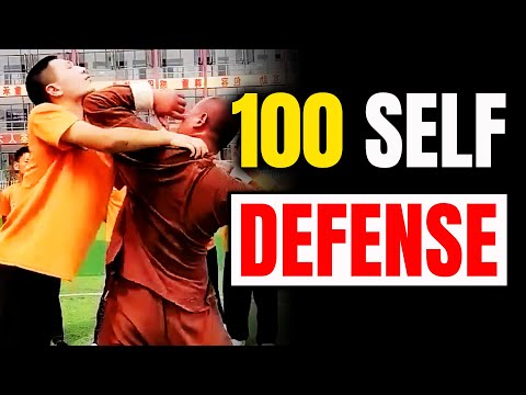 Видео: 100 потрясающих приемов самообороны👊| Как защитить себя?!