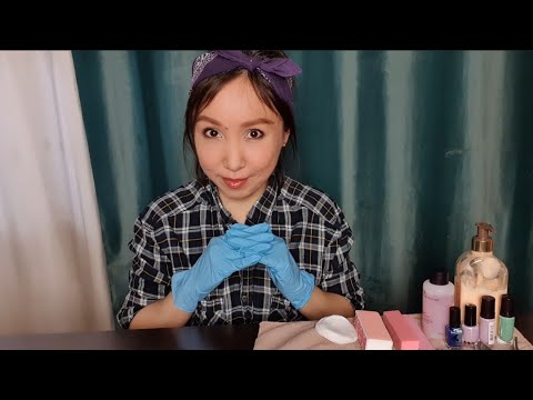 Видео: АСМР на русском/Маникюр💅/Ролевая игра/ASMR in Russian/Manicure/Roleplay