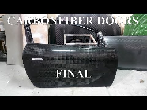 Видео: [subtitle] Изготовление карбон-стеклопластиковых дверей Opel Asrta J. Финал\ making fiberglass doors