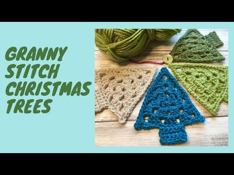 Видео: Как связать крючком рождественскую елку .... бабушкиным узором