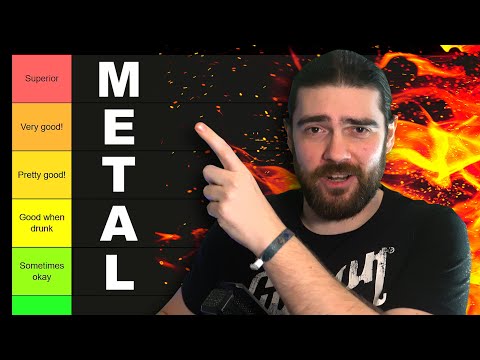 Видео: Уровневый список жанров метала от Farvann