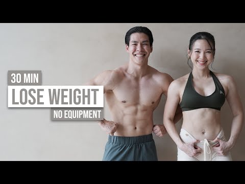 Видео: 30-минутная тренировка для похудения I Сжигатель калорий, кардио на все тело, без оборудования, б...