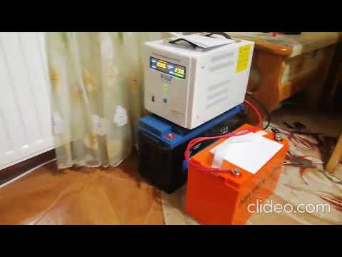 Видео: ДБЖ Volt Polska SINUS PRO 1500 E 12V з акумулятором Ultimatron після 4 місяців роботи