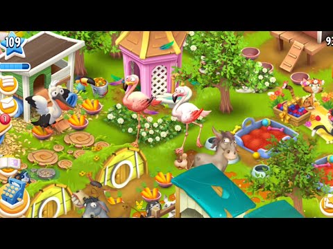 Видео: Hay Day #42/109lvl✨//Фламинго залетел на ферму 🦩//Скачки, долина//Улучшения на ферме и в городе 🌺