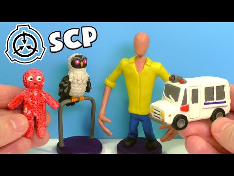 Видео: SCP-1386 Фургон с мороженным, SCP-3008 Работник IKEA, SCP-3565 Мясной малыш - Лепим из пластилина