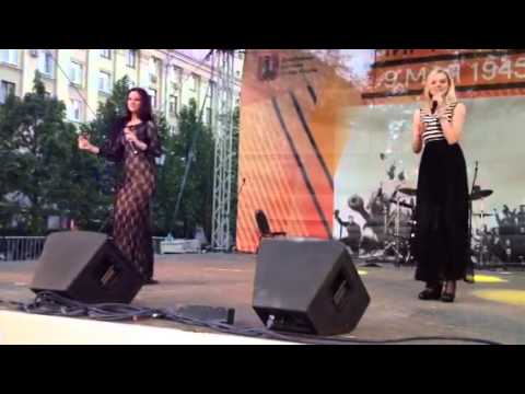 Видео: Группа "Весна" - Концерт Радио Дача 09 мая 2014 - Тверская площадь
