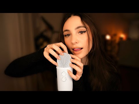 Видео: ASMR Влажные звуки рта 👄 с чистым царапанием микрофона 🎙️ БЕЗ разговоров 🤫