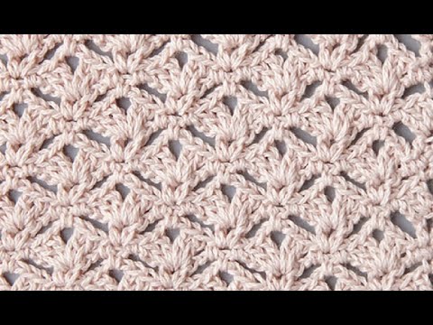 Видео: Узоры крючком для начинающих* Crochet patterns* Простой и красивый узор крючком  Урок 400