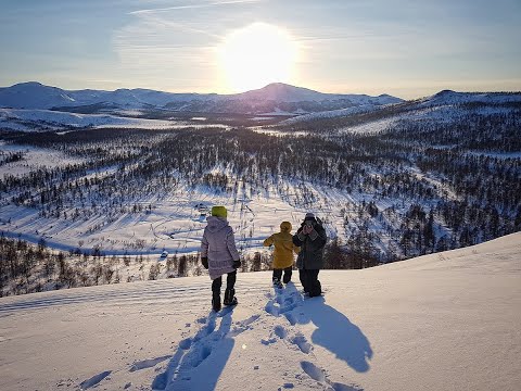 Видео: Тайга Патруль 800 SWT на Мотыклейских горячих источниках, март 2019 г.