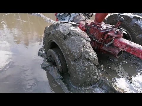 Видео: Насколько проходимый мотоблок МТЗ. | Проедет даже там где машина не сможет.
