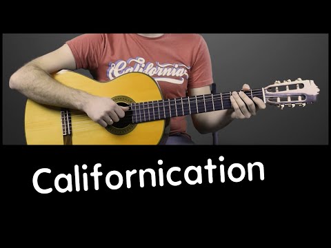Видео: Красивый перебор из Californication на гитаре. Как играть на гитаре