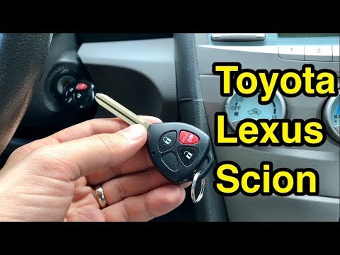 Видео: Как прописать/привязать ключ на любой Toyota, Lexus или Scion автомобиль