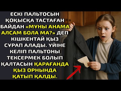 Видео: ЕСКІ ПАЛЬТОСЫН ҚОҚЫСҚА ТАСТАП ЖАТҚАН БАЙДАН «МҰНЫ АНАМА АЛСАМ БОЛА МА?» ДЕП КІШКЕНТАЙ ҚЫЗ СҰРАП