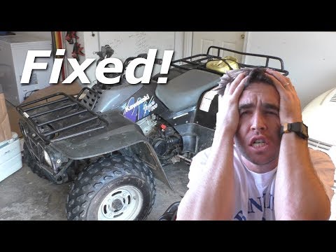 Видео: Как диагностировать и отремонтировать квадроцикл, который не заводится: Kawasaki Bayou 300