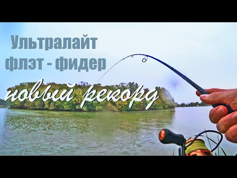 Видео: Флэт фидер на реке: осенний сазан.