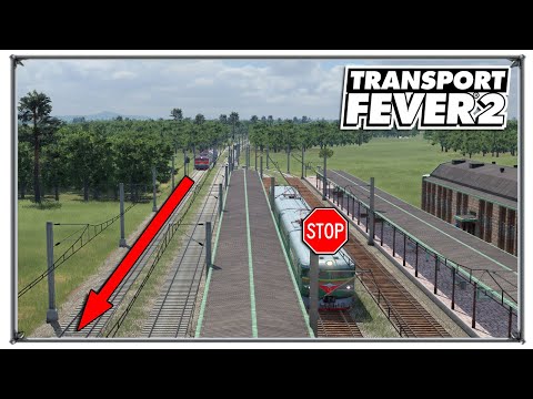 Видео: Делаем Реалистичный обгон | Transport Fever 2 моды | (жд игры)