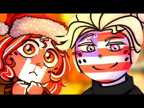 Видео: Я БУДУ ТВОИМ САНТОЙ!-ОЗВУЧКА КОМИКСА CountryHumans  Лизалка