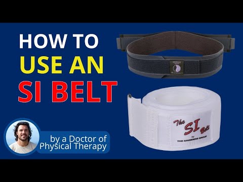 Видео: ПРАВИЛЬНЫЙ способ использования пояса SI при болях в крестцово-подвздошном суставе