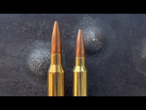 Видео: 338 Lapua против 300 Win Mag: БЛИЖЕ, чем вы думаете, на мягкой стали
