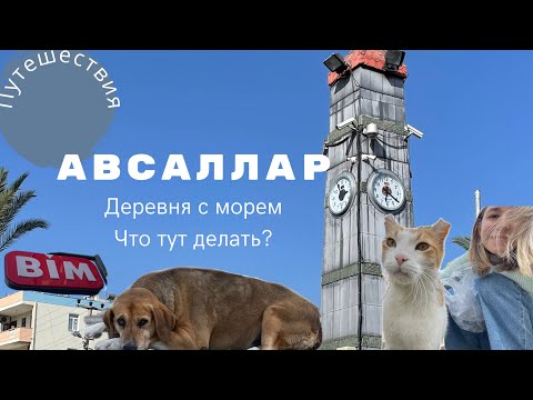Видео: Авсаллар | Турецкая деревушка | Местные пляжи, еда и развлечения