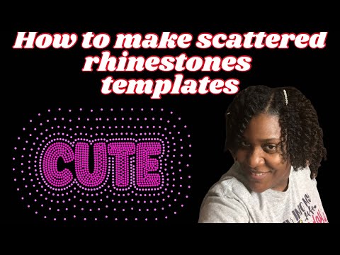 Видео: КАК СДЕЛАТЬ ШАБЛОН ИЗ РАСКРОЙНЫХ СТРАЗ В SILHOUETTE STUDIO BUSINESS EDITION