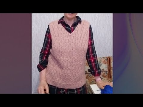 Видео: Жилет "ириска" без дополнительной обработки.